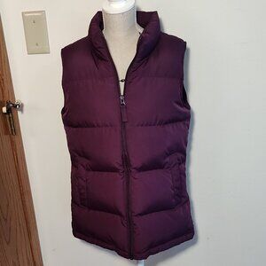 Land's End Kids purple vest, excellent to like new, used cond. size M